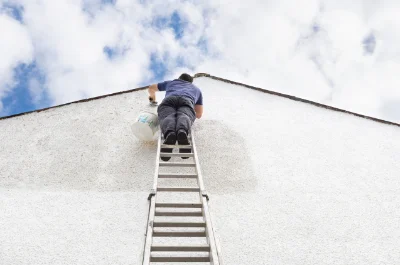 Peinture extérieure à la Chevallerais — façades et ravalement
